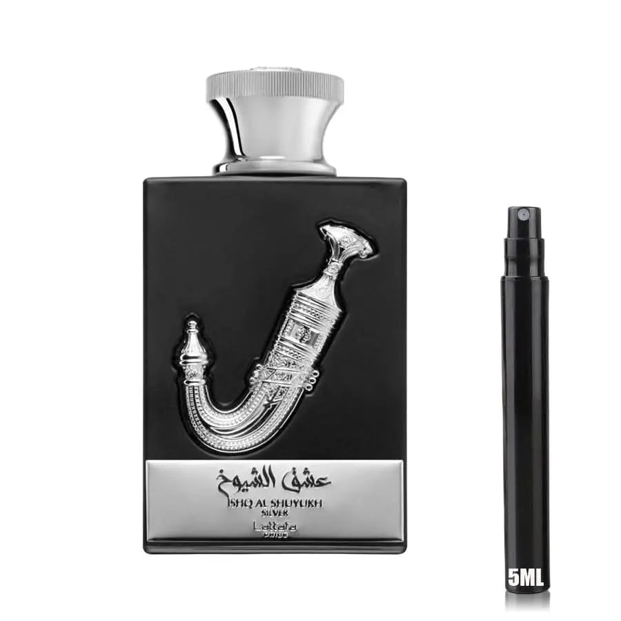 Ishq Al Shuyukh Silver - Lattafa Pride - Decant Sample Lattafa Pride