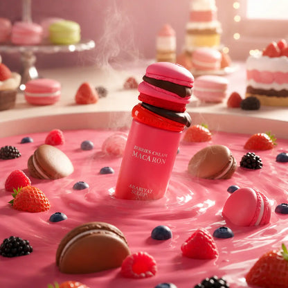 Berries Cream Macaron - Arabiyat Sugar - Sample Arabiyat Sugar
