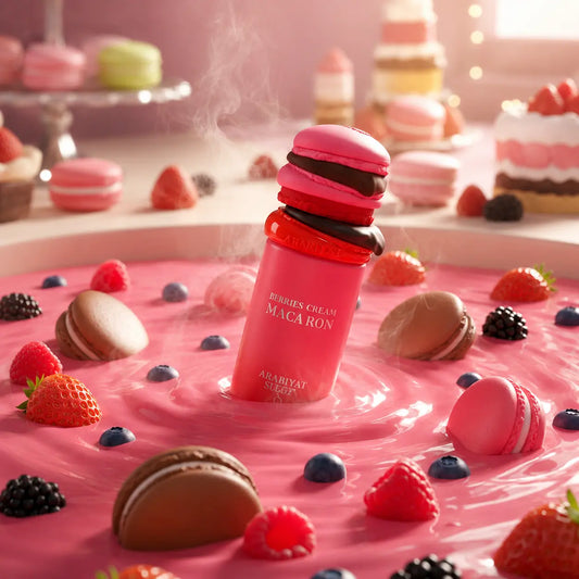 Berries Cream Macaron - Arabiyat Sugar - Sample Arabiyat Sugar