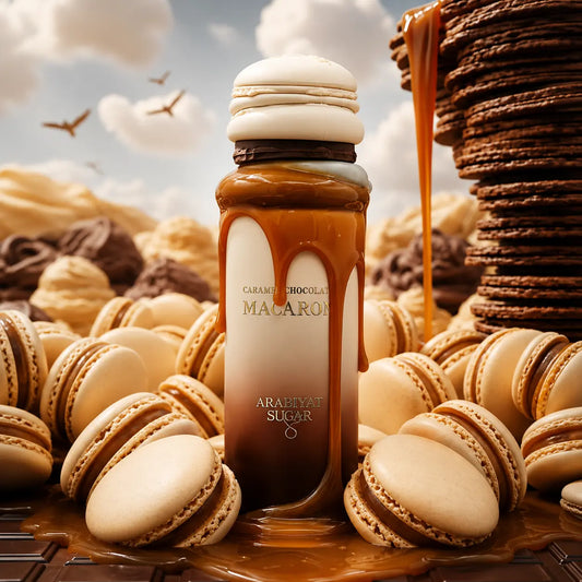Caramel Chocolate Macaron - Arabiyat Sugar - Sample Arabiyat Sugar