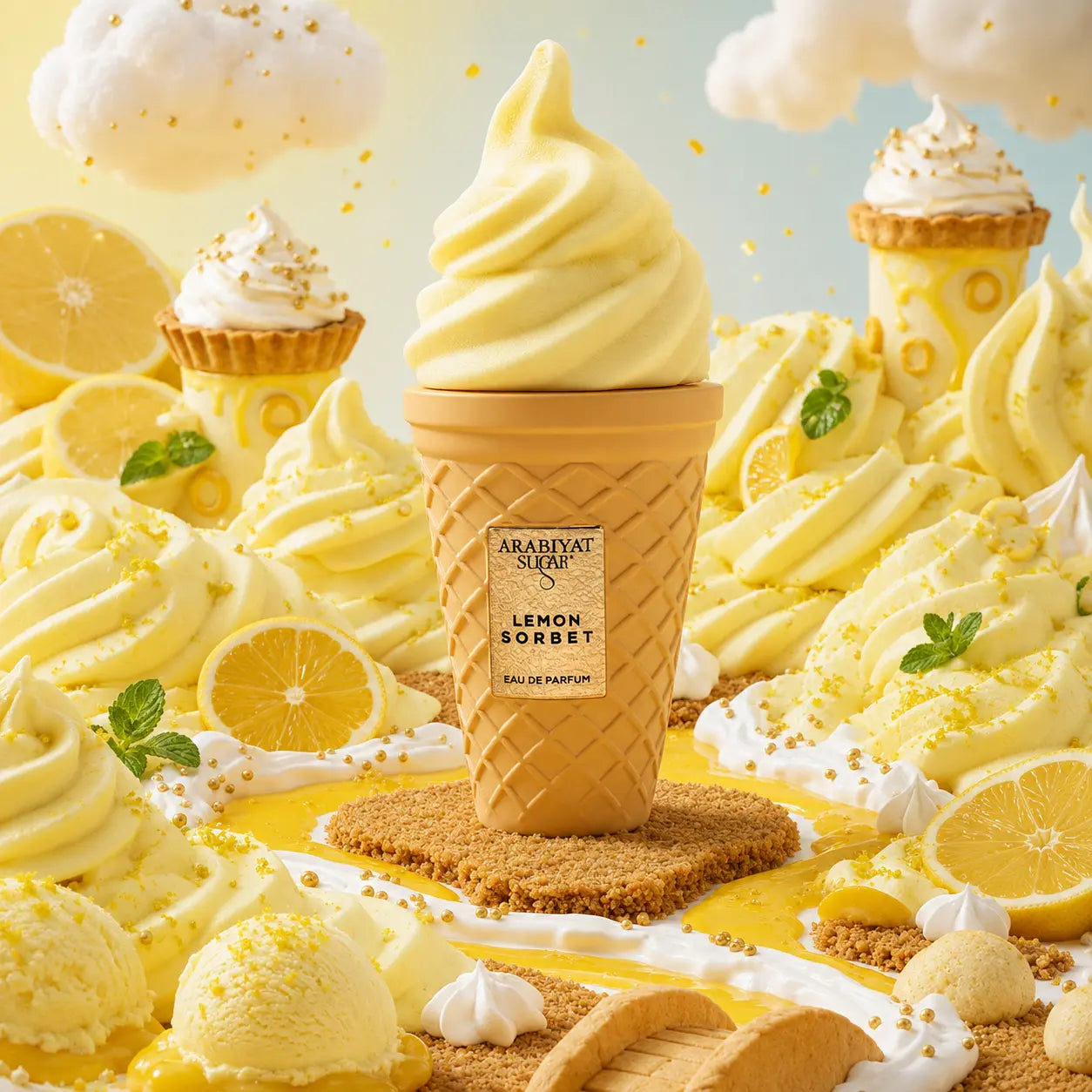 Lemon Sorbet - Arabiyat Sugar - Sample Arabiyat Sugar