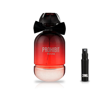 Prohibit Rouge - Fragrance World - Muestra