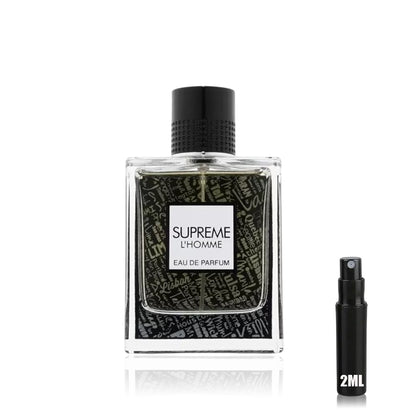 Supreme L'Homme - Fragrance World - Échantillon