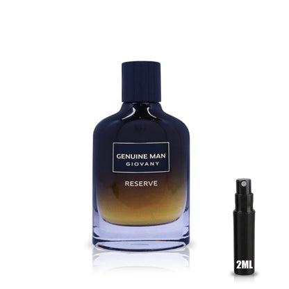 Genuine Man Giovany Reserve - Fragrance World - Muestra