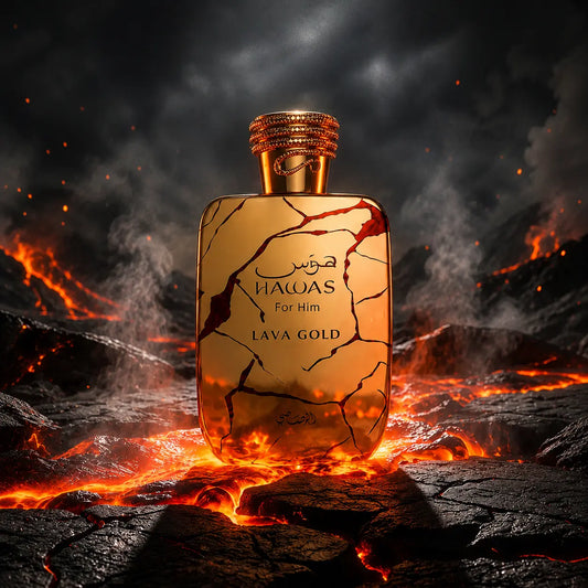 Hawas Lava Gold - Rasasi - Sample Rasasi