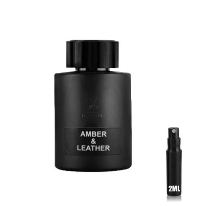 Amber & Leather - Maison Alhambra - Échantillon